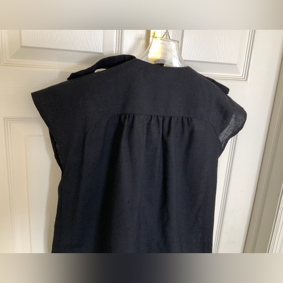 VINTAGE CROSS OVER BLOUSE. SHEER - Picture 9 of 13